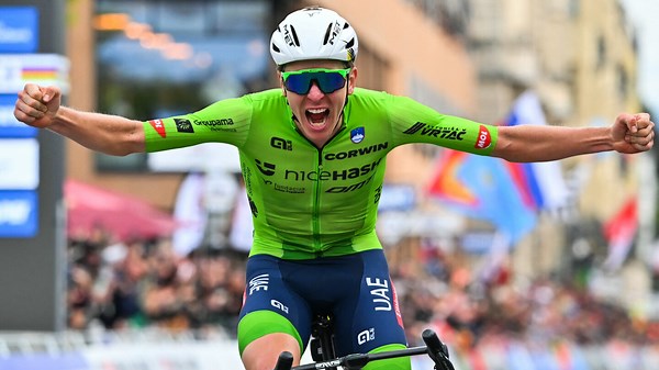 Tadej Pogacar wins world championships road race, completes cycling's rare triple crown