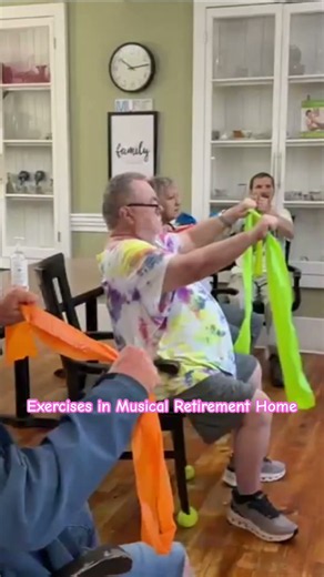Exercises with Thomas in Musical Retirement Home at Seeley’s Bay#seniors#exercises#mentalhealth