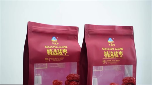 LT Custom Printed Block Zip Lock Plastic Stand up Pouch 1lb 500g 1kg Food Packaging Side Gusseted Flat Bottom Bag with Window