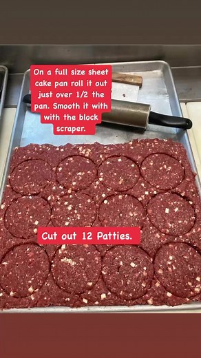 5.2K views · 41 reactions | Making twenty burgers out on six pounds of meat. 4.5# Venison & 1.5# pork. | D&R Processing - Wild game processing | Facebook