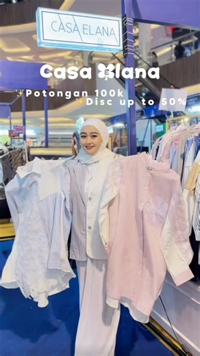 𝒊𝒏𝒅𝒂𝒉 𝒂𝒚𝒖 amanda putri on Instagram: "Bikin tampilan kamu makin cantik & stylish ditahun 2026 buruan datang ke @transstudiomallbandung lagi ada event Festive Lane Market aku salfok sama booth @casaelana karna selalu rame Pantesan aja karna outfitnya segemes dan selucu ini . spesial di event ini ada promo menarik 🥰❤️ ✅potongan 100k ✅ disc up to 50% spesial hanya dievent ini, jadi jangan lupa datang ya ke booth-nya @casaelana. Event-nya cuma dari tanggal 29 Desember sampai 4 januari 2026�