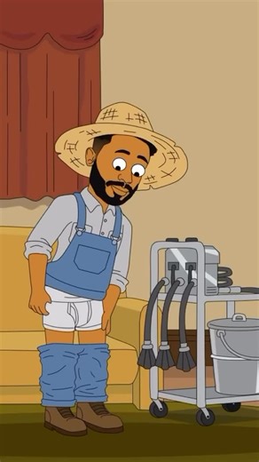 BlockBusterToons on Instagram: "Remy’s new milking machine . . . #funny #cartoon #animation #fyp"