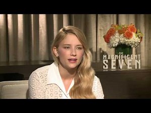 The Magnificent Seven: Haley Bennett "Emma Cullen" Official Movie Interview | ScreenSlam