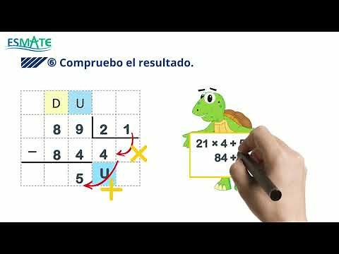 Cuarto grado | Cálculo vertical de la división de números de dos cifras