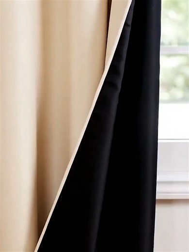 100% Light Blocking Blackout Curtains for Bedrooms