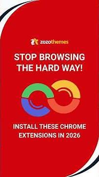 🔥 Best Chrome Extensions You Should Install in 2026