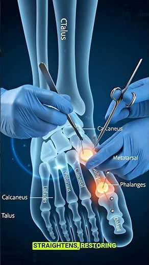 3D Medical Animation: Hammer Toe Surgery Step by Step