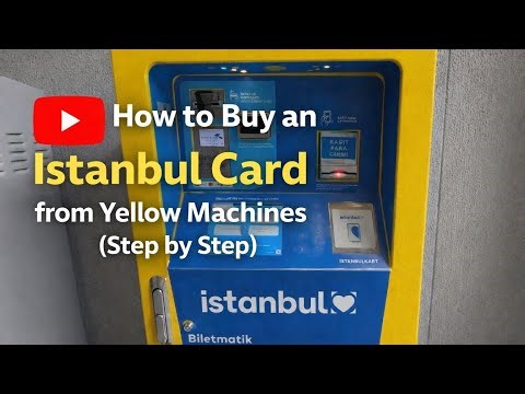 How to Buy an Istanbul Card from Yellow Machines (Step by Step)