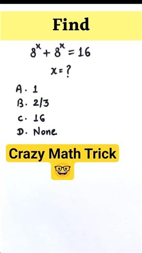 Crazy Math Trick 🤓 #maths #multiplication #exponents