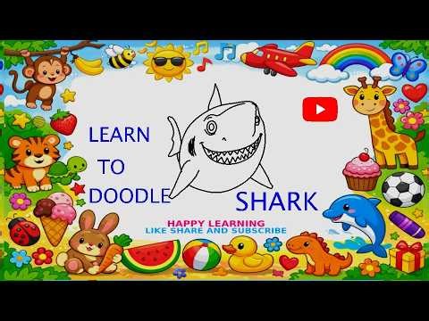How to Draw Shark| Easy Drawing Tutorial