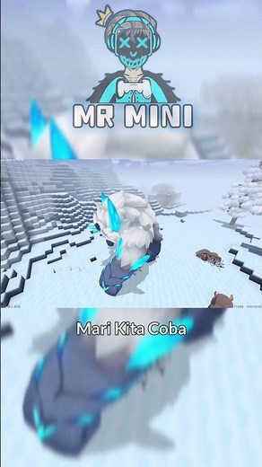 Trying to Freeze the Troll Boss Using an Ice Stick - Mini World Creata #game #miniworld #boss