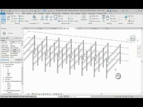 GBC CWC Mass Timber Office Building Revit Model 2