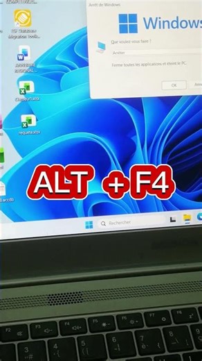 Shutdown PC Fast with ALT + F4 (Windows) — Quick Tip #windows #Shorts #QuickTip #windows11
