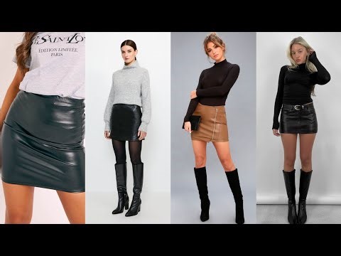Edgy Elegance | Leather Mini Skirt Outfit Ideas You’ll Love