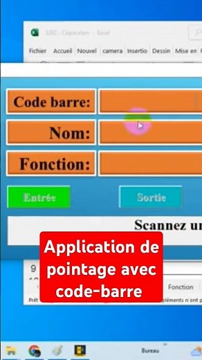 barcode time clock app on excel | barcode time clock