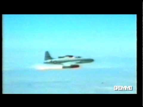 Ramjet engine testing Lockheed P-80 Shooting Star 1947