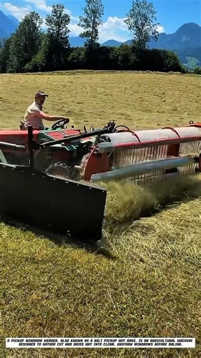 Windrow Merger Produces Perfect Windrows for Faster Baling