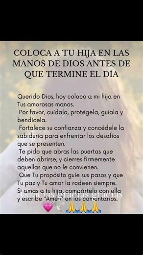 Oración para mi hija