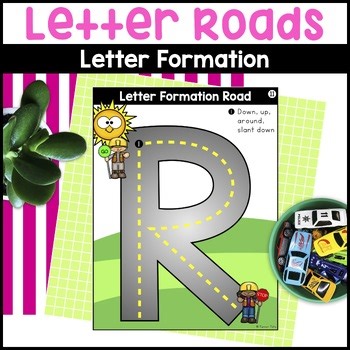 Road Letters Alphabet Formation Cards for Letter Formation - Alphabet Roads