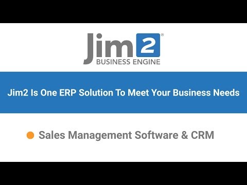 Jim2 ERP Software featuring Sales Management functionality