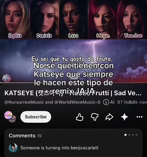 Katseye Scary Pinky Down Song | Foryou