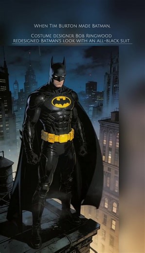 The 1989 Batsuit was created by a team. Costume designer Bob Ringwood designed the suit. Sculptors Vin Burnham and Alli Eynon built the armor and cowl. Production designer Anton Furst shaped Gotham’s dark look. The design was also influenced by the Batman illustrated by Neal Adams in the 1970s. #batman #dccomics #dcuniverse #batmansuit #batman1989