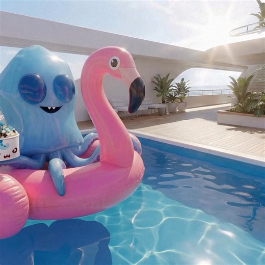 Meet the new squid on the block: "The Kraken". A scoop of your fave flave, topped with sea-blue sprinkles and a white choc tentacle. | Baskin-Robbins