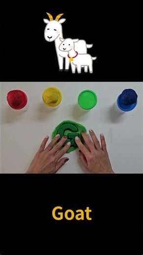 G for Goat l ABC Clay Alphabet Fun! | Learn A to Z Phonics with Clay for Kids #abclearning