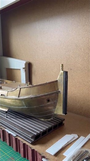 Rc full metal tugboat scale 1/33 Pushing knee