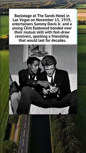 Sammy Davis Jr. & Clint Eastwood: The Fast-Draw Duel 🔫 #SammyDavisJr #ClintEastwood