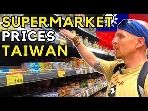 Taipei Supermarket Prices 🇹🇼 Taiwan Cost of Living Travel Vlog