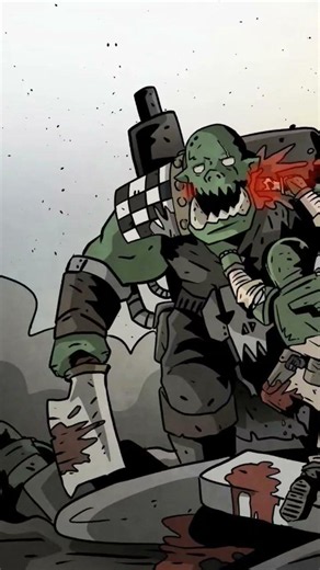 Guardsman Dan Taylor #warhammer40k #guardsman #orks40k #forrestgump #art #comic #shorts #fyp