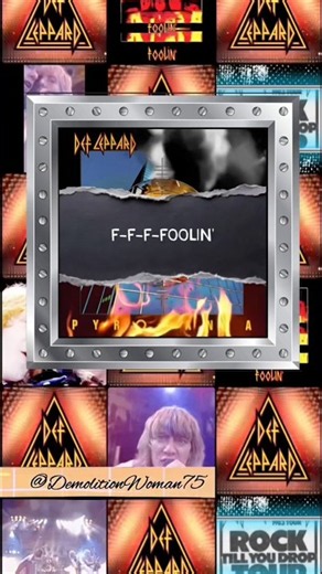 Def Leppard | Foolin’ | Lyrics | GIF Video | Unofficial Video