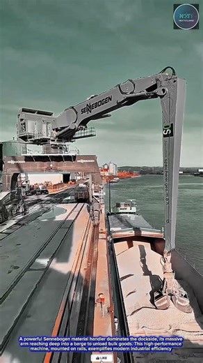 Powerful and Efficient: Heavy Equipment Speeds Up the Loading and Unloading Process ofGoodsatthePort