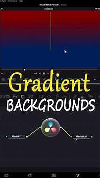Create Gradient Backgrounds in DaVinci Resolve Fusion | Edit Trick For Everyone