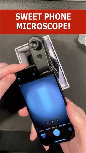 Sweet Coin Microscope For Your Phone! #coincollecting #coinrollhunting #coin