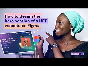 How to design the hero section of an NFT website on Figma