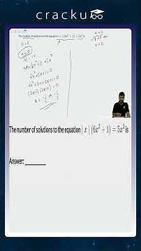 CAT Previous Year Questions Quadratic Equations #38 | Cracku CAT Previous Papers