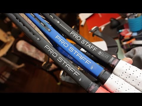 Tennis Racket Stringing Wilson Prostaff RF97 V11-V13 Tutorial
