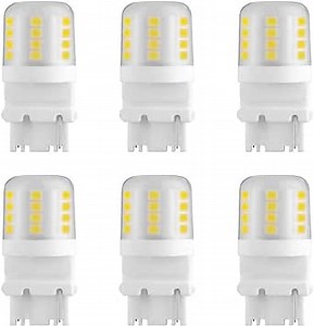 S8 3156 Wedge Base LED Light Bulbs 12VAC/DC Low Voltage Water Resistant Design for Outdoor Landscape Lighting Pathway Lights,Driveway Lights 4W Daylight White 6000K 6-Pack