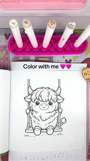Coloring Adorable Highland Cows: Join the Fun!