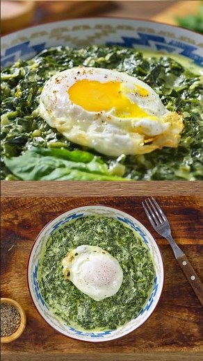 The best spinach dish 🥬 Simple and delicious recipe!