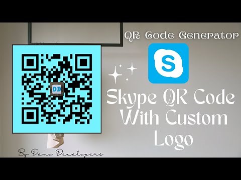 How To Create Skype QR Code With Custom Logo | QR Code Generator App