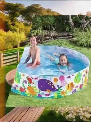 Intex SnapSet Non-Inflatable Kids Swimming Pool – Easy Setup, Durable & Fun Water Play Pool