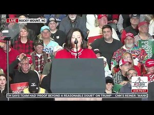 WATCH: Pre-Programming Speakers at President Trump's Rally in Rocky Mount, NC - 12/19/25