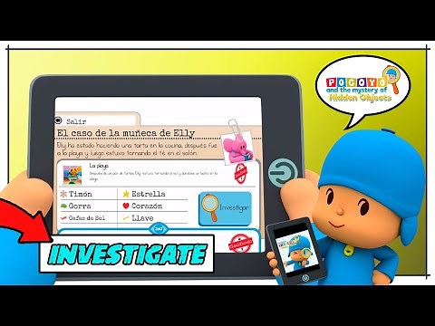 🎮 POCOYO GAMEPLAY - App: Pocoyo and the Mystery of the Hidden Objects | Video cartoon games for kids