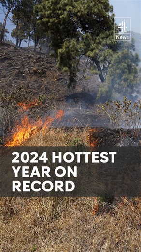 2024 was officially the hottest year ever recorded.The World Meteorological Organisation said there were more than 150 'unprecedented' climate disasters recorded, leaving 800,000 people displaced.Scientists are warning that ‘human-induced climate change’ has now reached new heights.#Climatechange #UN #Disasters #C4News | Channel 4 News