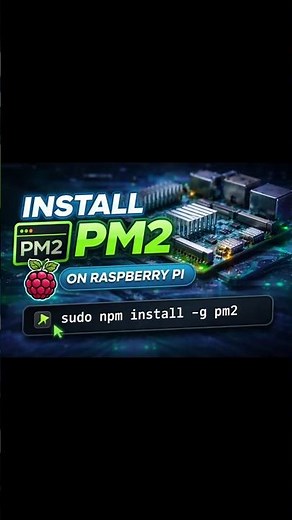 Install PM2 on a Raspberry Pi to keep your Node.js apps alive.