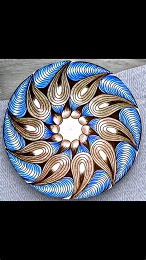 For full video watch - Pattern 1045 on my YouTube channel #art #zentangle #doodle #pattern #drawing