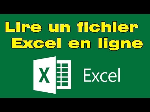 Comment lire un fichier Excel en ligne